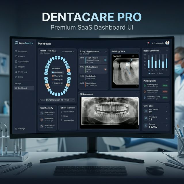 Dashboard de Clínicas Dentales y Odontólogos